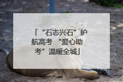 “石志兴石”护航高考 “爱心助考”温暖全城