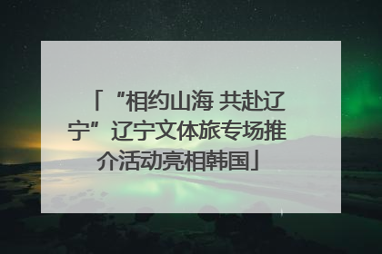 “相约山海 共赴辽宁”辽宁文体旅专场推介活动亮相韩国