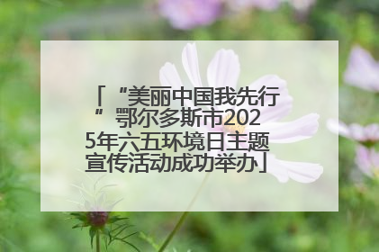“美丽中国我先行”鄂尔多斯市2025年六五环境日主题宣传活动成功举办