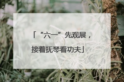 “六一”先观展，接着抚琴看功夫
