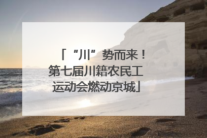 “川”势而来！第七届川籍农民工运动会燃动京城