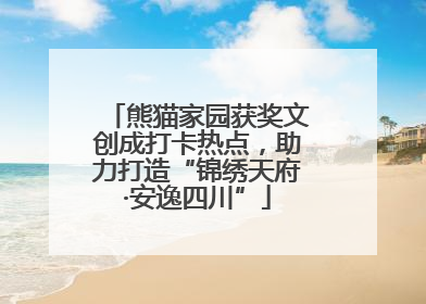 熊猫家园获奖文创成打卡热点，助力打造“锦绣天府·安逸四川”