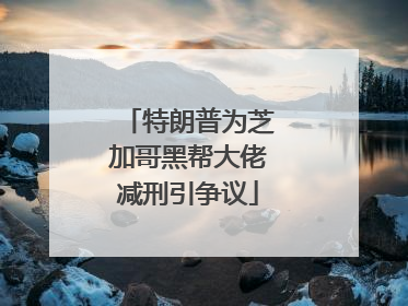 特朗普为芝加哥黑帮大佬减刑引争议
