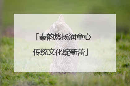 秦韵悠扬润童心 传统文化绽新蕾