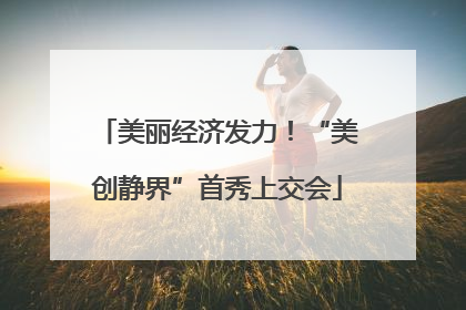 美丽经济发力！“美创静界”首秀上交会