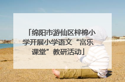 绵阳市游仙区梓棉小学开展小学语文“富乐课堂”教研活动