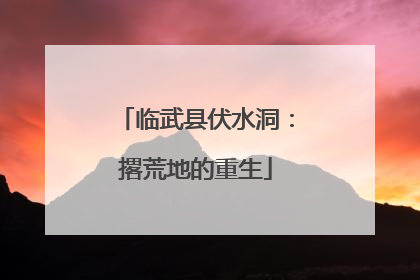 临武县伏水洞：撂荒地的重生