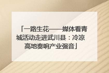 一路生花——媒体看青城活动走进武川县：冷凉高地奏响产业强音