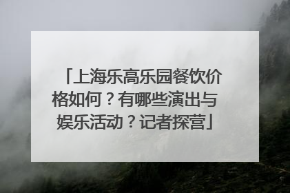 上海乐高乐园餐饮价格如何？有哪些演出与娱乐活动？记者探营