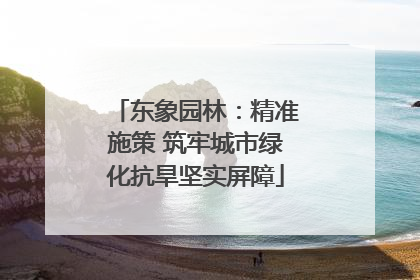 东象园林：精准施策 筑牢城市绿化抗旱坚实屏障