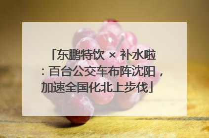 东鹏特饮 × 补水啦：百台公交车布阵沈阳，加速全国化北上步伐