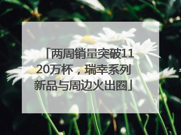 两周销量突破1120万杯，瑞幸系列新品与周边火出圈