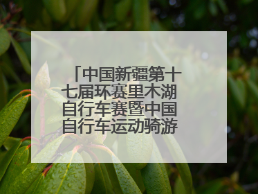 中国新疆第十七届环赛里木湖自行车赛暨中国自行车运动骑游大会圆满落幕