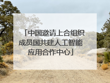 中国邀请上合组织成员国共建人工智能应用合作中心