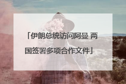 伊朗总统访问阿曼 两国签署多项合作文件