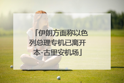 伊朗方面称以色列总理专机已离开本-古里安机场