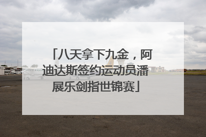 八天拿下九金，阿迪达斯签约运动员潘展乐剑指世锦赛