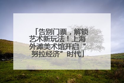 告别门票，解锁艺术新玩法！上海外滩美术馆开启“努拉经济”时代
