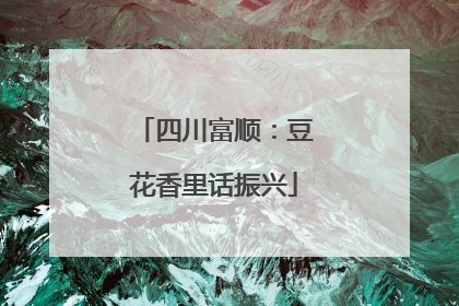 四川富顺：豆花香里话振兴