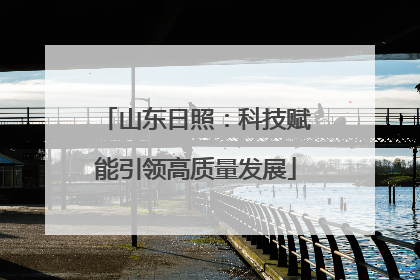 山东日照：科技赋能引领高质量发展