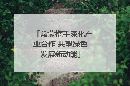 常蒙携手深化产业合作 共塑绿色发展新动能
