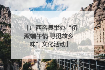 广西容县举办“侨聚端午情·寻觅故乡味”文化活动