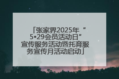 张家界2025年“5•29会员活动日”宣传服务活动暨托育服务宣传月活动启动