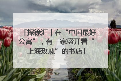 探徐汇｜在“中国最好公寓”，有一家盛开着“上海玫瑰”的书店