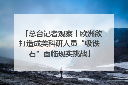 总台记者观察丨欧洲欲打造成美科研人员“吸铁石”面临现实挑战