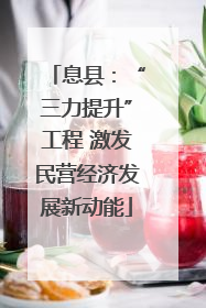 息县：“三力提升”工程 激发民营经济发展新动能