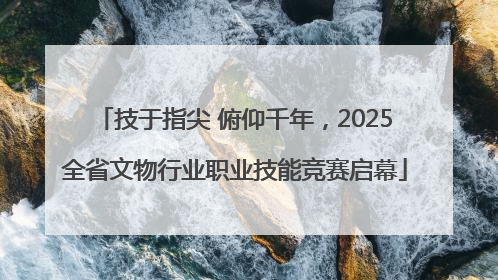 技于指尖 俯仰千年，2025全省文物行业职业技能竞赛启幕