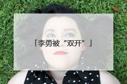 李勇被“双开”