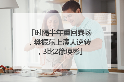 时隔半年重回赛场，樊振东上演大逆转，3比2徐瑛彬
