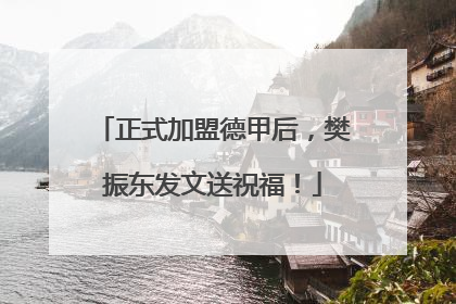 正式加盟德甲后，樊振东发文送祝福！