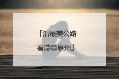 沿最美公路 看诗意泉州