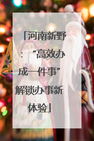 河南新野：“高效办成一件事”解锁办事新体验