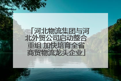 河北物流集团与河北外贸公司启动整合重组 加快培育全省商贸物流龙头企业