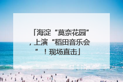 海淀“莫奈花园”，上演“稻田音乐会”！现场直击
