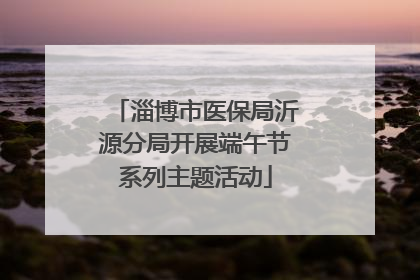 淄博市医保局沂源分局开展端午节系列主题活动
