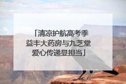 清凉护航高考季 益丰大药房与九芝堂爱心传递显担当