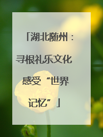 湖北随州：寻根礼乐文化 感受“世界记忆”