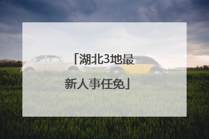 湖北3地最新人事任免