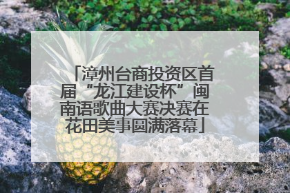 漳州台商投资区首届“龙江建设杯”闽南语歌曲大赛决赛在花田美事圆满落幕