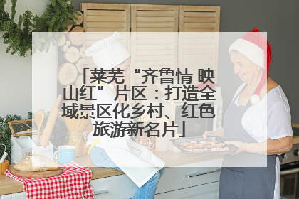 莱芜“齐鲁情 映山红”片区：打造全域景区化乡村、红色旅游新名片