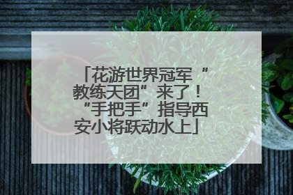 花游世界冠军“教练天团”来了！“手把手”指导西安小将跃动水上