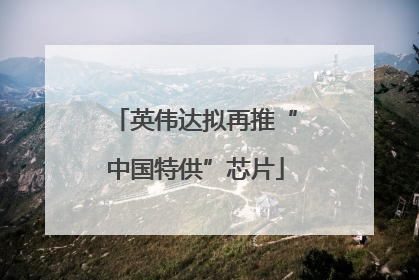 英伟达拟再推“中国特供”芯片