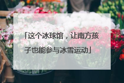 这个冰球馆，让南方孩子也能参与冰雪运动