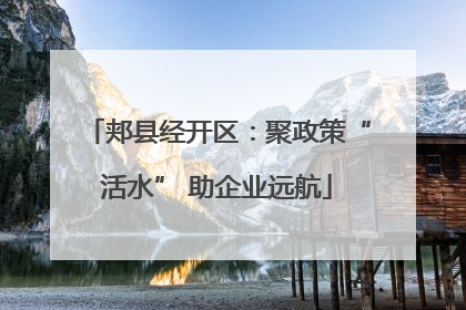 郏县经开区：聚政策“活水” 助企业远航