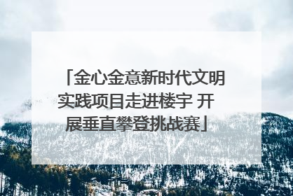 金心金意新时代文明实践项目走进楼宇 开展垂直攀登挑战赛