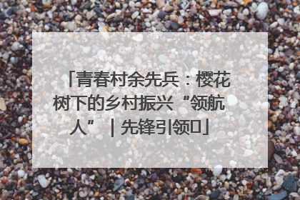 青春村余先兵：樱花树下的乡村振兴“领航人”｜先锋引领⑪